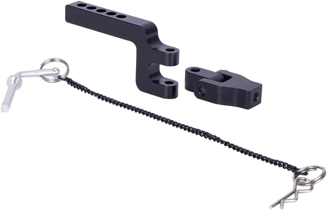 RC Tow Hook,Metal Trailer Chain Tow Hook for 1/10 RC Crawler Axial SCX10 90046 TRX4 TRX6 Redcat RC4WD D90 CC01 Rescue Simulation Accessories