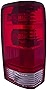 HEADLIGHTSDEPOT Tail Light Compatible with Dodge Nitro 2007-2011 Includes Left Driver Side Tail Light