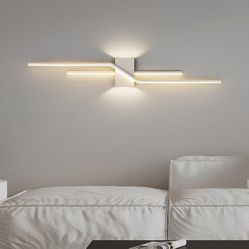 Lámpara de larga líneas LED para iluminación de pared interior con temperatura regulable 7