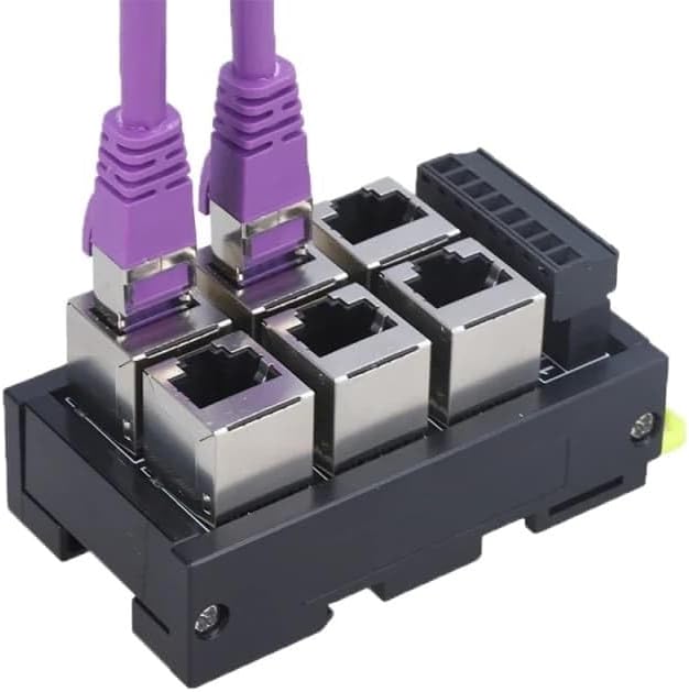 サンワダイレクト本店 サンワサプライ【オフィス・PC周辺通販】 RJ45イーサネットから6Pターミナルハブモジュール、3チャンネルプラグ可能なネットワークポート付き。