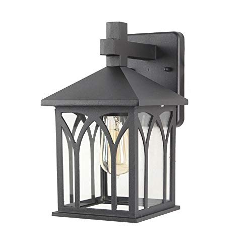 Lumière Murale Extérieure Vintage Lanterne de Grange en Verre