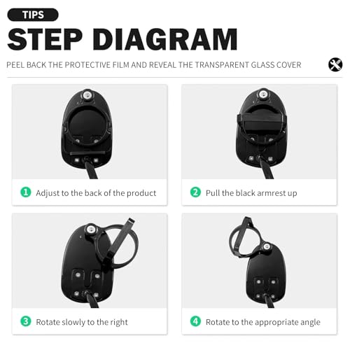 Reposabrazos ajustable negro para pasajero de Goldwing GL1800 5