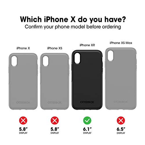 OtterBox iPhone XR Defender Series Case - BLACK, rugged & durable, with port protection, includes holster clip kickstand image_2