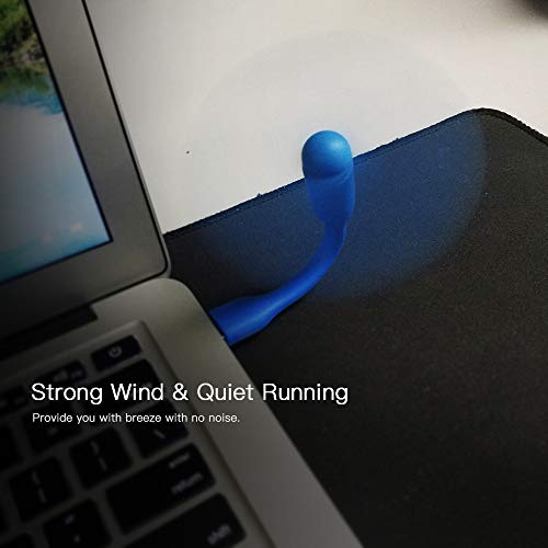 Docooler Mini Ventilador USB + Tipo-C Ventilador de Telefone Portátil Ventilador de Refrigeração Fle