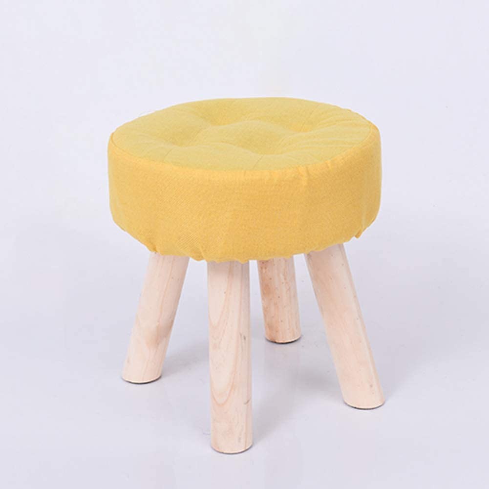 Repose-Pieds Amovibles et Lavables : Petit Tabouret de Salon en Tissu
