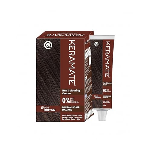 Image of Hair Colouring Cream - Natural Brown, No Ammonia, No PPD, No PTD | Safe, Long-Lasting Hair Color