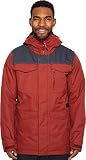 Burton Mens Covert Jacket, Fired Brick/Denim, Small