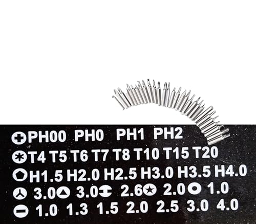 Kit Conjunto Chaves Ferramentas De Precisão Para Conserto Manutenção De Celulares Notebooks Relógios