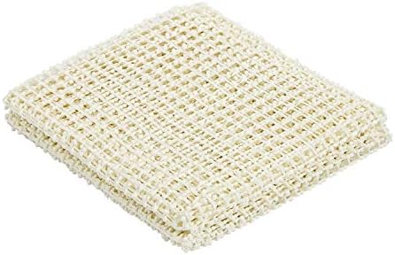 Anti-Slip Carpet Pad | Anti Skid For Hallway Runner, Rugs, Carpets | Great for Car Mats Too | Non Slip Gripper Strip Slide | Cut to fit any shape | Grips Floors Without Any Sticky Residue - CREAM