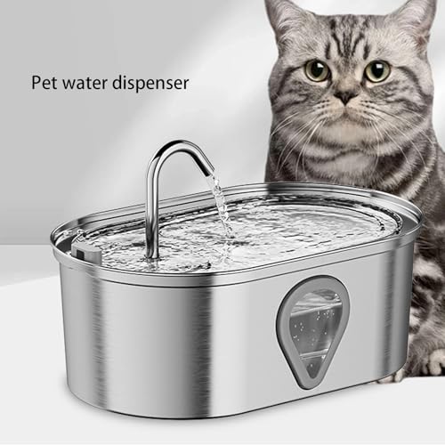 Fuente automática para gatos de acero inoxidable 304, 35L miniatura 4