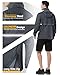 Outdoor Ventures Men's Rain Jacket Waterproof Lightweight Packable Rain Pullover for Hiking Golf Running