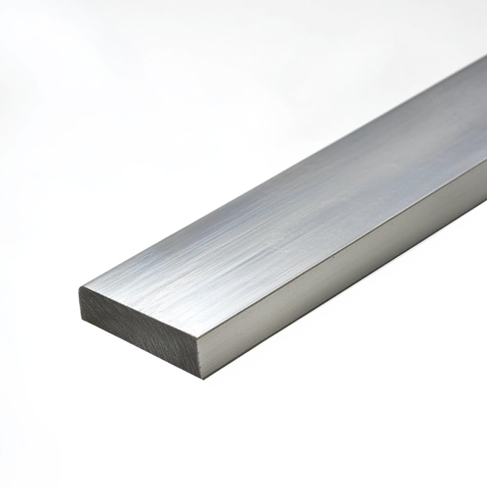 Barre Plate En Aluminium Carré 6063 - Dimensions 15x35x305 Mm (ép. 9/16", Larg. 1-3/8", Long. 12") - Pour Bricolage, Construction - 3