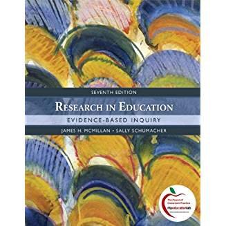 Research in Education: Evidence-Based Inquiry Instructor's Copy Seventh Edition