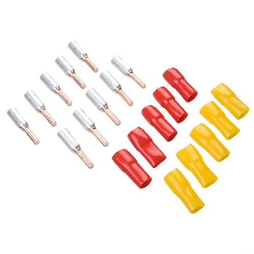 GTLA-25 Lot de 10 connecteurs de bornes de câble en aluminium et cuivre pour fils nus, multi-tailles 10-35 mm², installation sécurisée