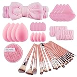 MORBIDA AL TATTO, DELICATA SULLA PELLE: Il set pennelli make up presenta setole sintetiche ultra-soffici, leggere come una piuma. Trattengono bene il prodotto e lo distribuiscono in modo uniforme per una sfumatura omogenea senza grumi. Le setole sono sottoposte a rigorosi controlli di qualità, che le rendono sicure anche per le pelli sensibili e delicate su ogni centimetro dell'incarnato.