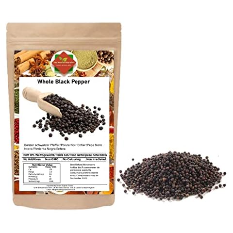 Black Peppercorns i Whole Black Pepper l 500G Cover