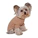 Designer Pet Clothes, Camel Turtleneck Dog Sweater, Classic Aran Knit (#8 - X Small)
