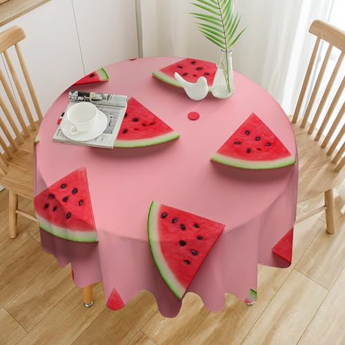 Nappe de table ronde imperméable finie la corvée des taches - 2