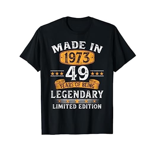Hecho en 1973 regalos de 49 años regalo de 49 cumpleaños para hombres Camiseta