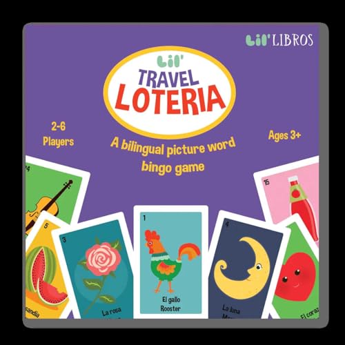 Lil' Travel Loteria (Bilingual: English/Spanish): A Bilingual Picture Word Bingo Game