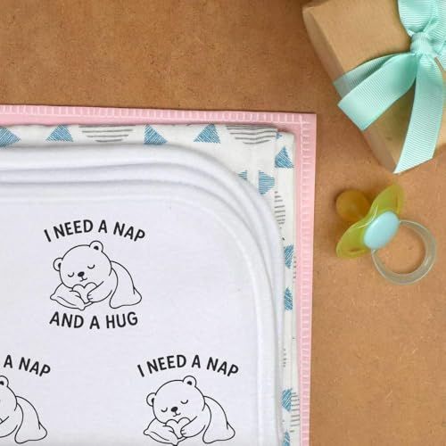 'I Need a Nap and a Hug' Baby Burp/Wash Cloth (BC00033157)3