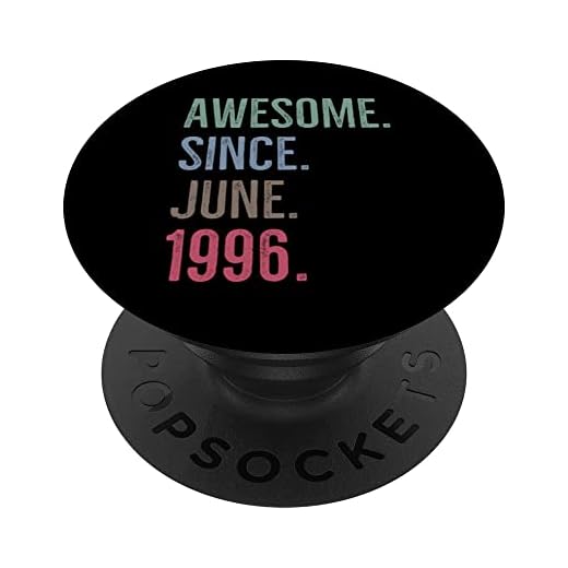 Impresionante idea de regalo de cumpleaños desde junio de 1996 PopSockets PopGrip Intercambiable