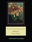 Vase with Chrysanthemums II: Monet Cross Stitch Pattern