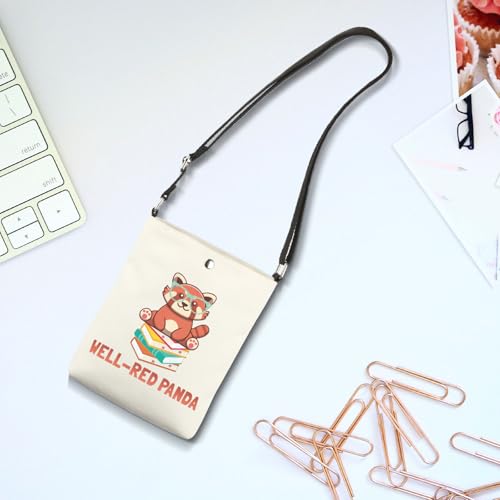 Bolso Tote con diseño de panda rojo miniatura 5