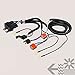 True Mods H6054 H4 LED Headlight Wiring Harness [Negative Switched Conversion] [Fused] Universal H4 Head Light Relay Harness Kit for 9003 H6024 5x7 7x6 4x6 Subaru Toyota Jeep Sealed Beam Headlamp