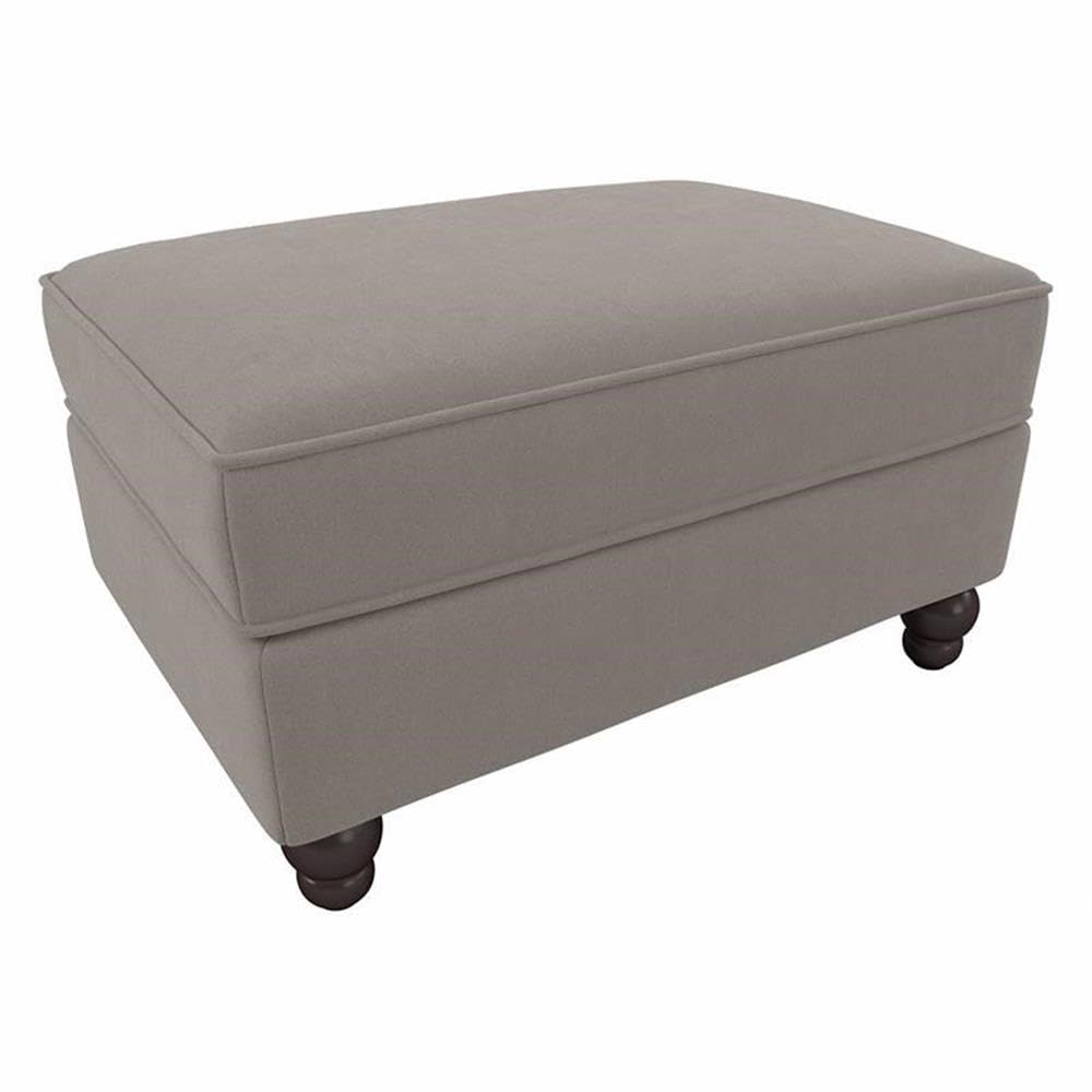 ( similar) Bush Furniture Ottoman with Storage, Foot Rest for Living Room with Pet-Friendly Fabric Upholstery, Traditional, Coventry Collection, Beige Herringbone