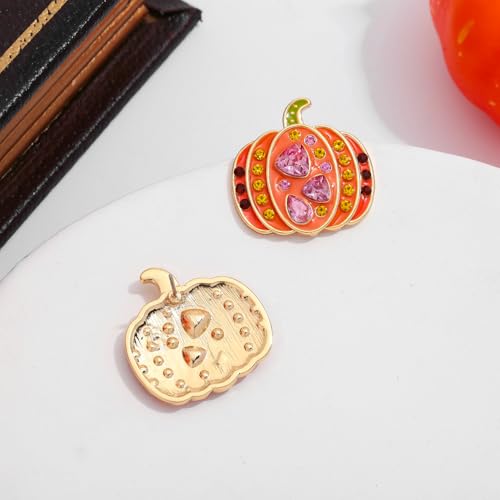 Halloween Earrings For Women Pumpkin Earrings Gold Skeleton Earrings Ghost Halloween Dangle Drop Earrings Bat Earrings Ghost Tassel Earrings Fashion Jewelry4