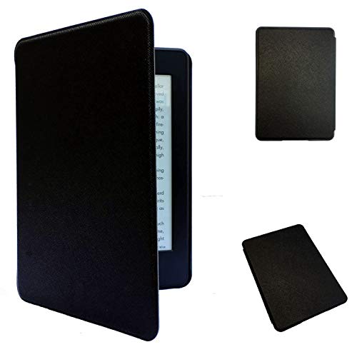 Kindle Paperwhite 4 (New, 2018) Case - Amazon Kindle 10th Generation - Auto Wake/Sleep, Thinnest and Lightest PU Leather (only fits Kindle Paperwhite 2018 Version) (Black)