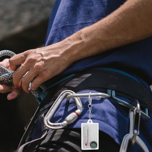 Brújula mini portátil con termómetro para camping y senderismo miniatura 5