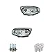 Produktbild EISENFELS Bundle Set 106527622 erstellt mit Scheinwerfer rechts & links + OSRAM Leuchtmittel H7 NIGHT BREAKER + PY21W Diadem Chrome kompatibel mit Soul II PS