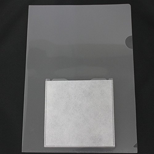 Poche de CD Teji transparente A4 pour organiser votre bureau à la maison