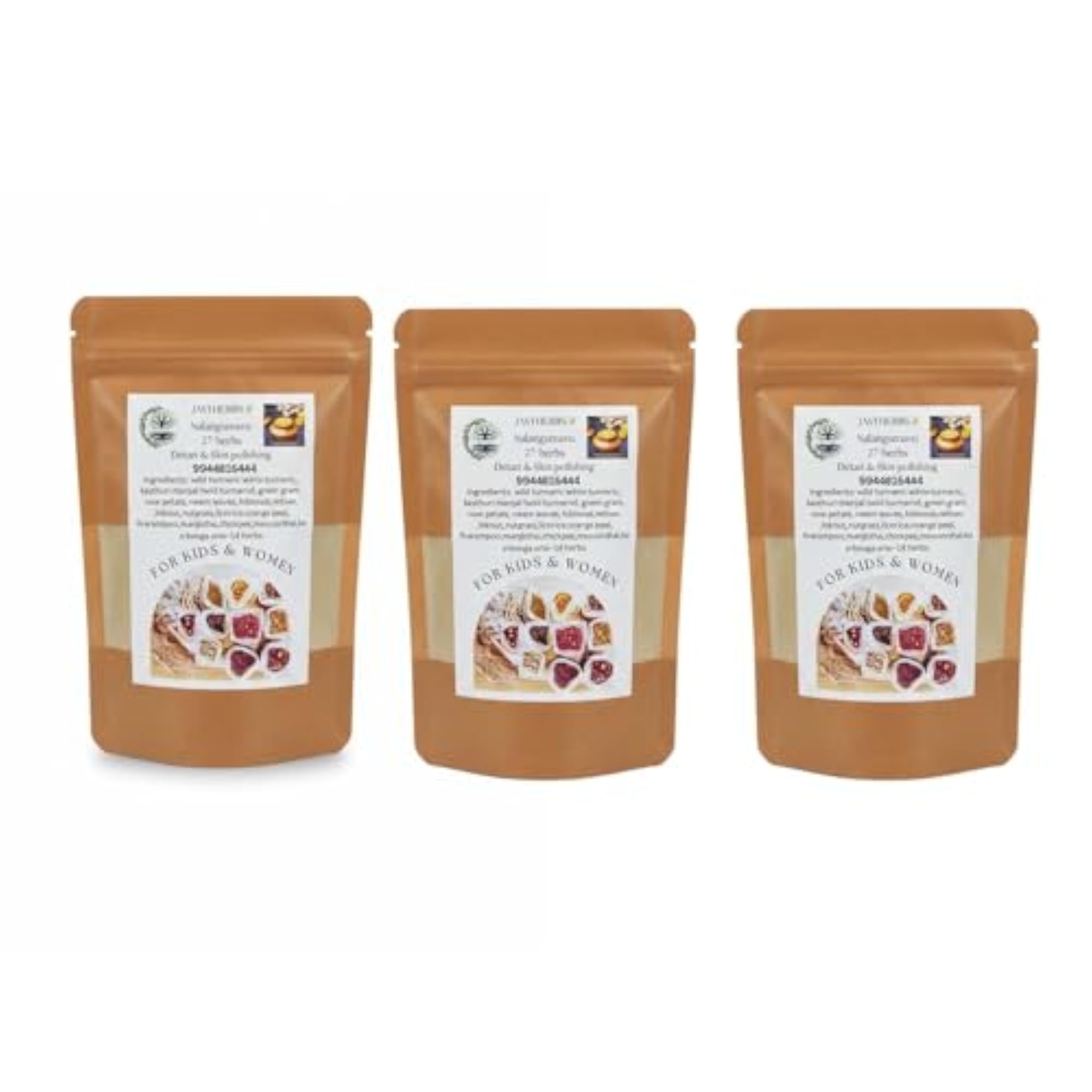 Nalangumavu Herbal Bath Powder, Natural Scrub & Detan