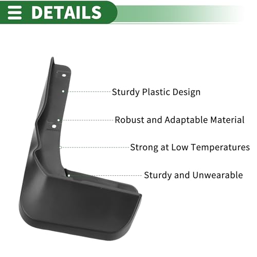 Image of Mud Flaps Splash Guards Mud Guards for Lexus RX 2020-2022 W /Mount Accessories