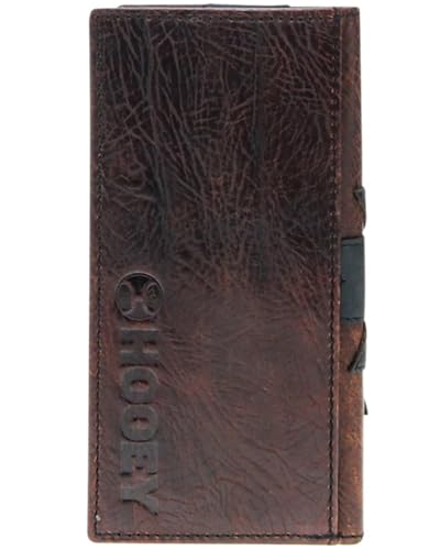 HOOEY Men's Kai Patchwork Rodeo Wallet - HW031-BRBK One Size2