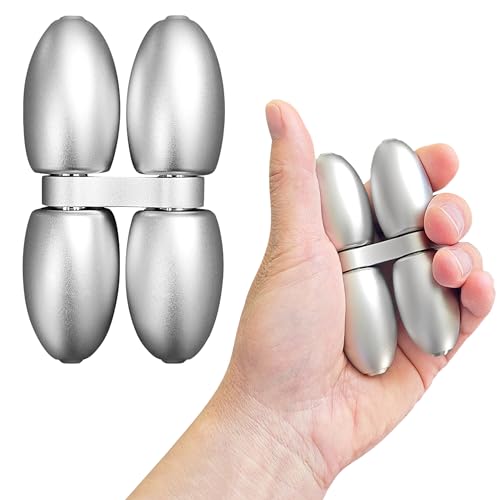 RollerAdults-Fidget-ToyFidget-SpinnersHandheld-Fidget-Tool-for-AdultsKeep-Fingers-DexterityHelp-Relieve-Stress-Anxiety-TensionPromotes-Focus-Aluminum-Silver