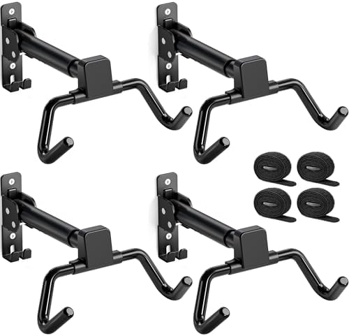 monTEK Bike Wall Mount, Adjustable Distance and Angle, Bike Hange...
