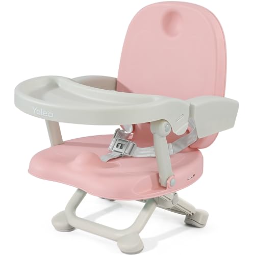 YOLEO Réhausseur Enfant Pliable, Chaise Haute Bébé Portable, Rehausseur Siège Bébé,...