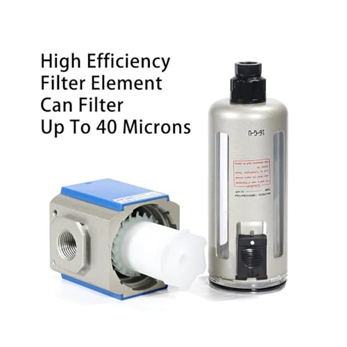 Filtro neumático GF300-08 separador de agua y aceite con purga manual 3