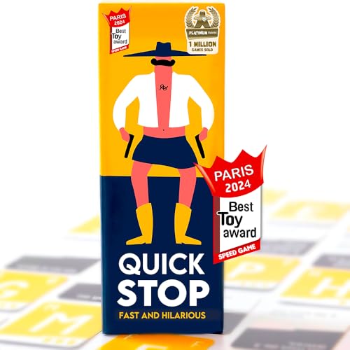 ATM Gaming - QUICKSTOP | Card Game for Family and Friends | Fast and Hilarious | 2-7 players | Party Game for Adults and Kids 10+ | 30 minutes Playing Time - -24%