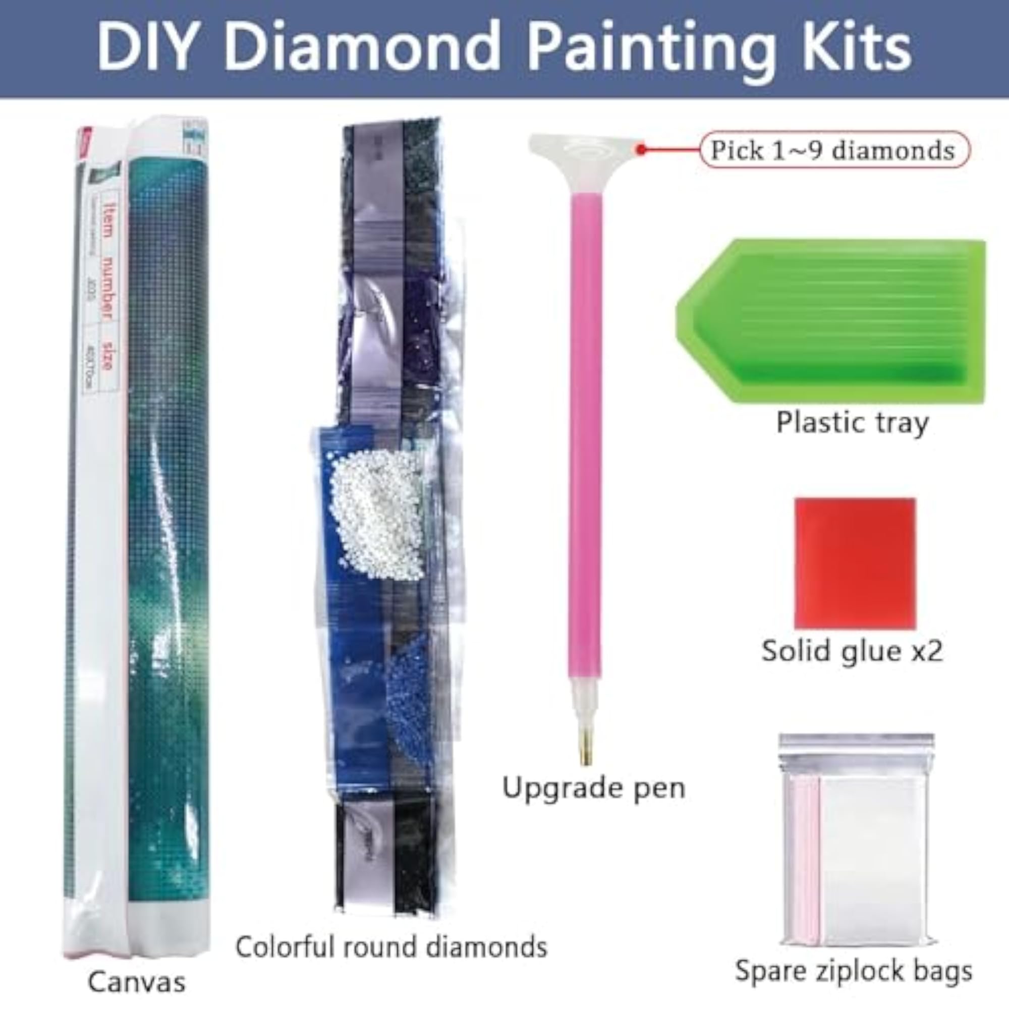 5D Diamond Painting Kit for Adults & Kids, Home Wall Decor