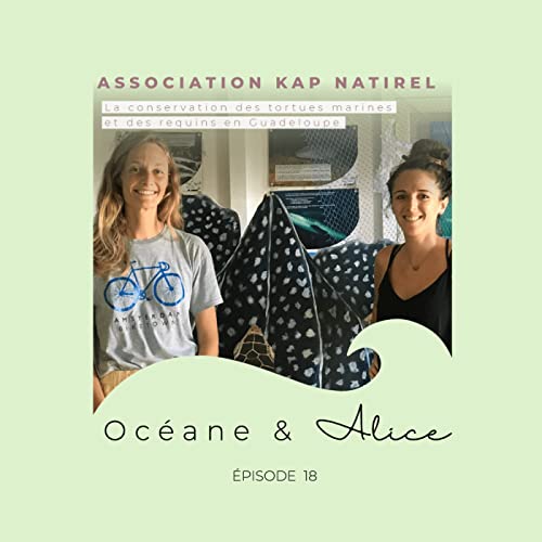 Alice & Oc&eacute;ane de l'association Kap Natirel : la conservation des tortues marines et des requins en Guadeloupe