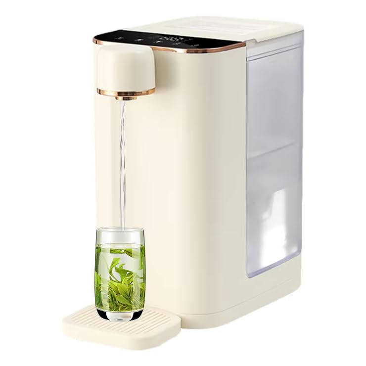 3L Instant Hot Water Dispenser, 1600W Szybkie ogrzewanie w 3 semestrach z 5 ustawieniami tempa, blokada dziecka i nocna światło do użytku w domu