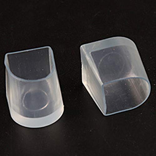 WOSOSYEYO 1 par Cubiertas Protectoras de tacón Alto Cubiertas de Baile de Estilete Latino Tapones para Talones Antideslizante Desgaste al Desgaste