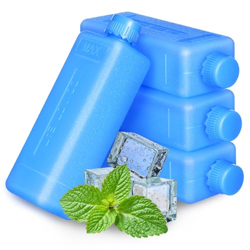 Packs de hielo reutilizables Kisangel 4 piezas miniatura 1