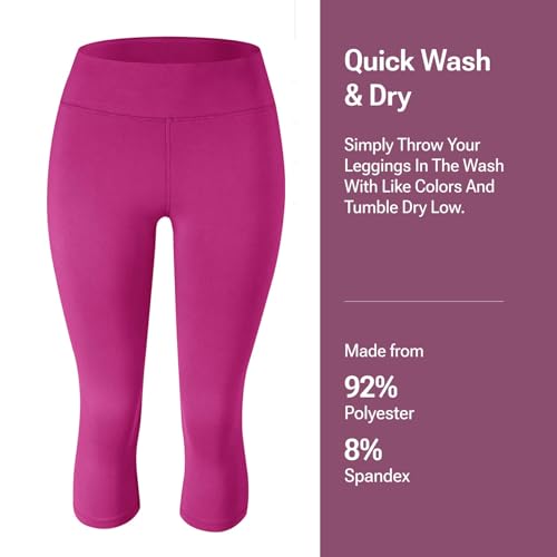 Image of SATINA High Waisted Leggings for Women - Comfortable and Stretchy in Versatile Sizes and Colors