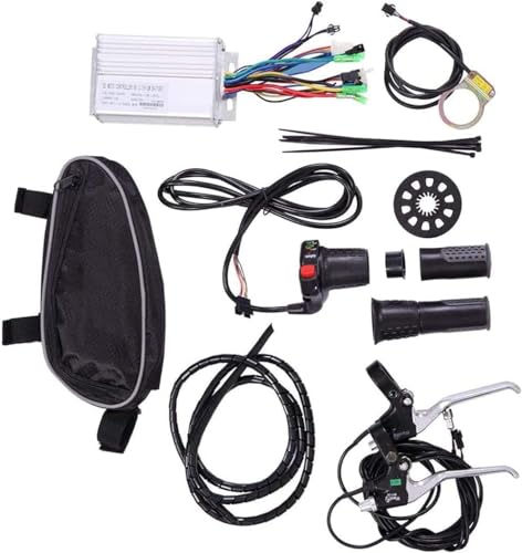 Kit de conversão de bicicleta elétrica 48V, kit de conversão de motor de bicicleta elétrica de roda